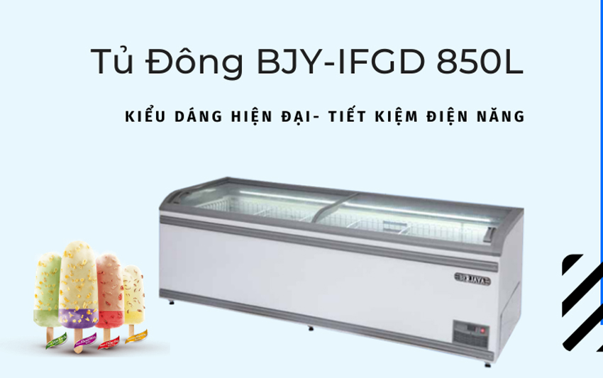Tủ đông trưng bày Berjaya BJY-IFGD-850L