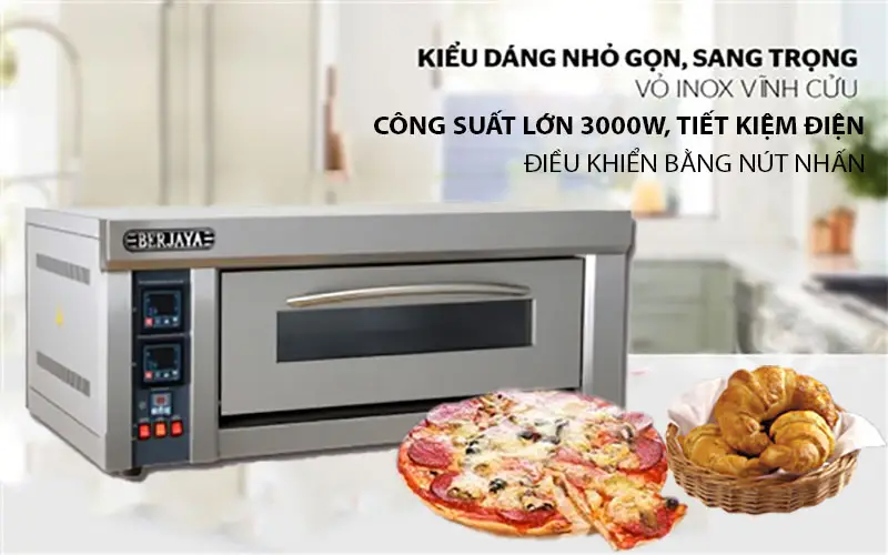 Lò nướng điện 1 tầng 1 khay Berjaya BJY-E3KW-1PRM