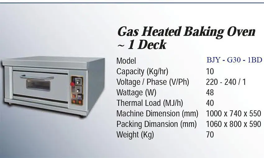 Lò nướng gas Berjaya BJY-G30-1BD