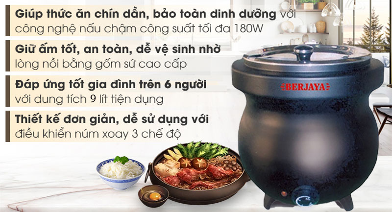 Nồi tiềm điện Berjaya BJY-9SK