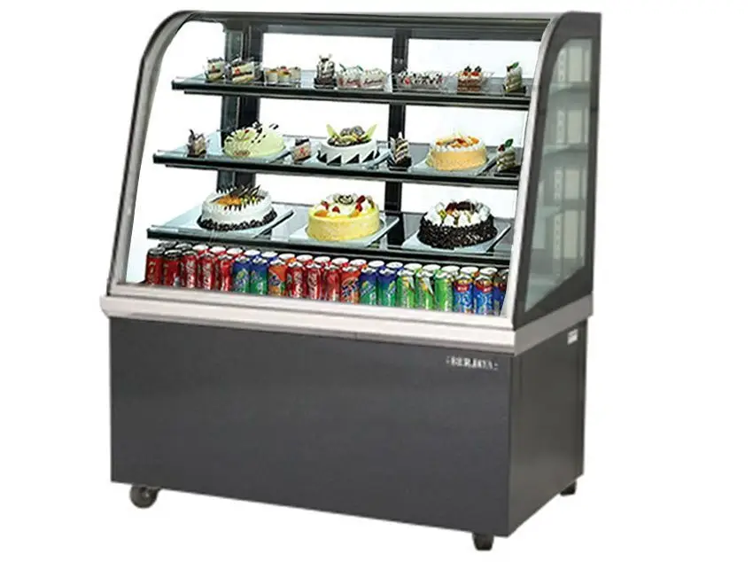 Tủ bánh kem kính cong Berjaya CCS12SB13-2FB