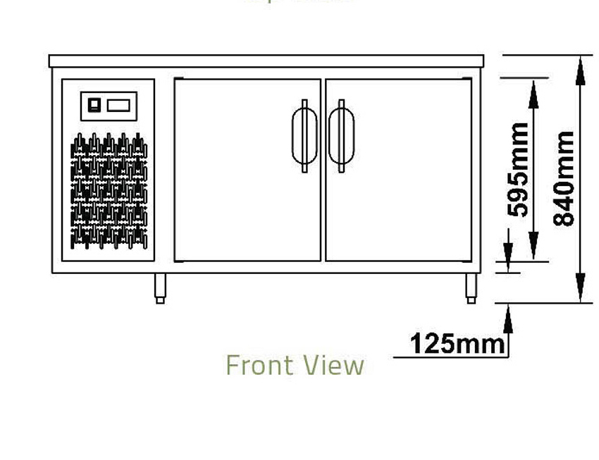 Bàn đông 2 cánh Berjaya BS 2DF4/C 