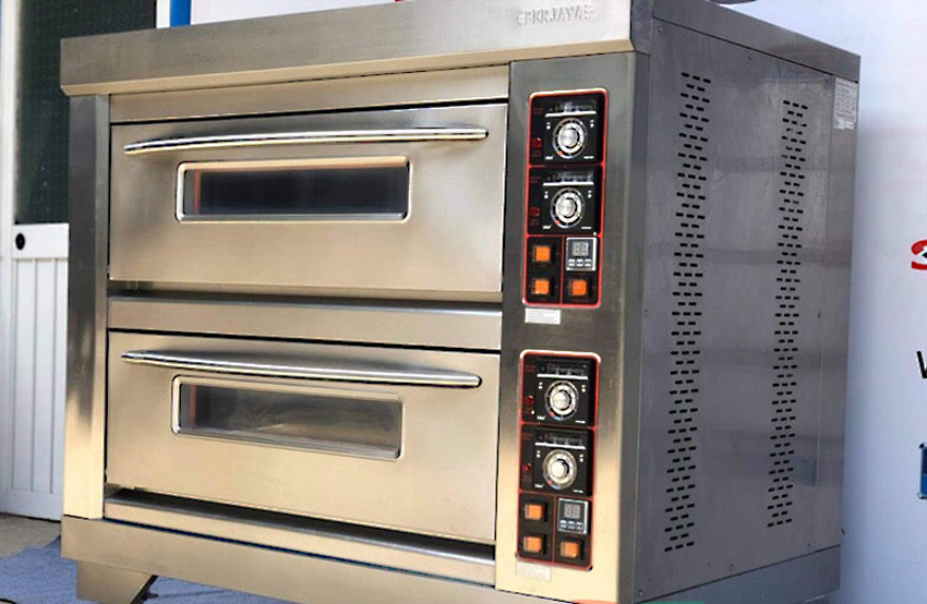 Lò nướng gas Berjaya 2 tầng 4 khay BJY-G120-2BD