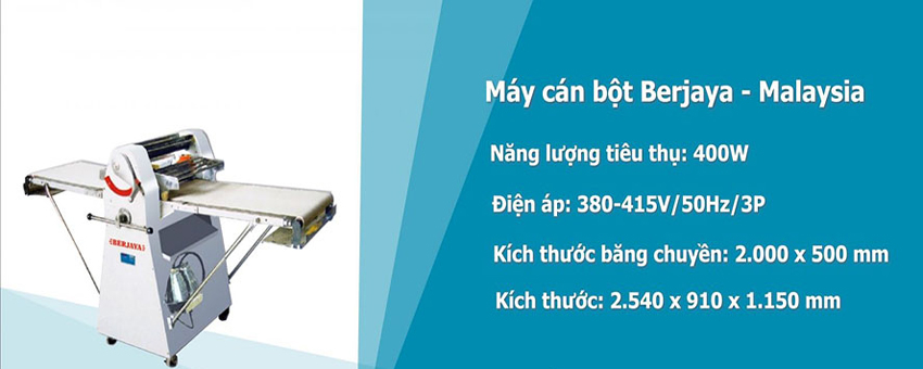 Máy cán bột Berjaya BJY-DS500
