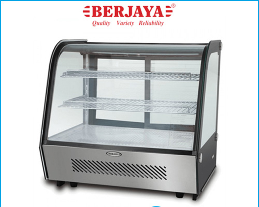 Tủ mát trưng bày kính cong Berjaya BJY-DC-120L