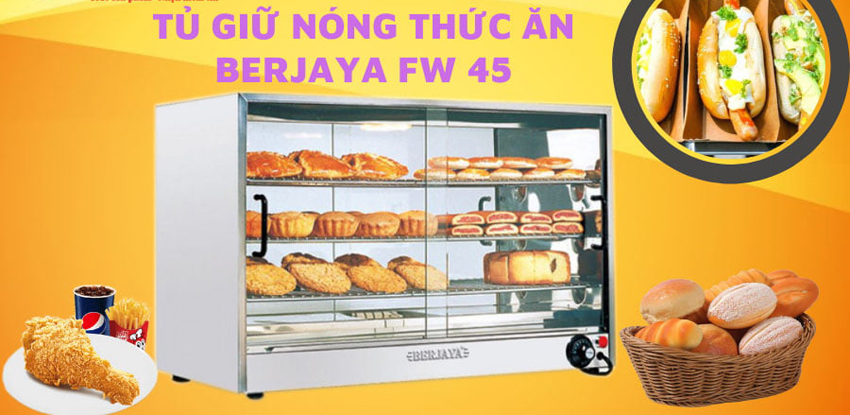 Tủ giữ nóng thức ăn Berjaya FW 45