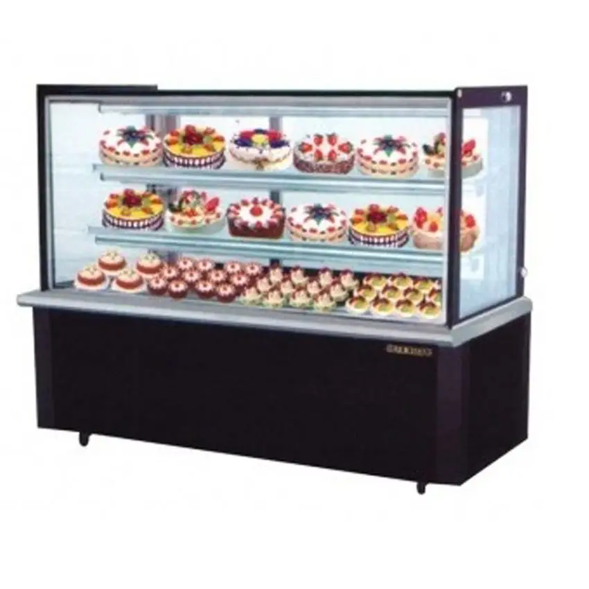Tủ bánh kem kính vuông Berjaya RCS12SB13-2FB