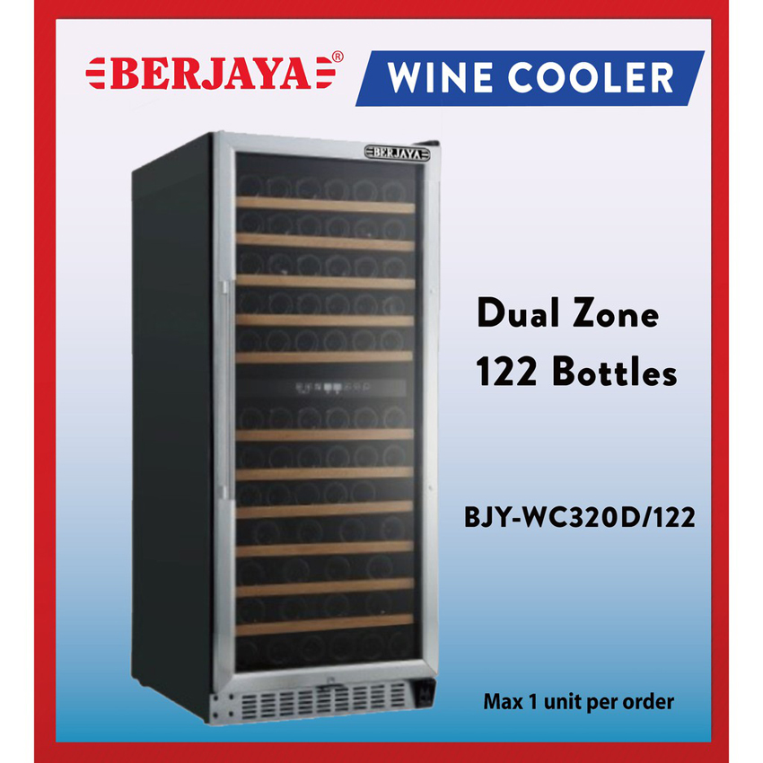 Tủ ướp rượu vang Berjaya BJY-WC320D/122
