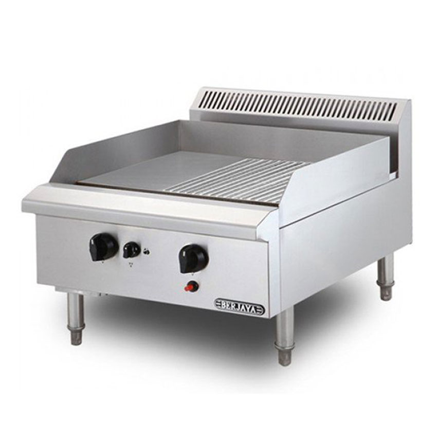 Bếp nửa phẳng nửa nhám gas Berjaya GG2BHRFS-17