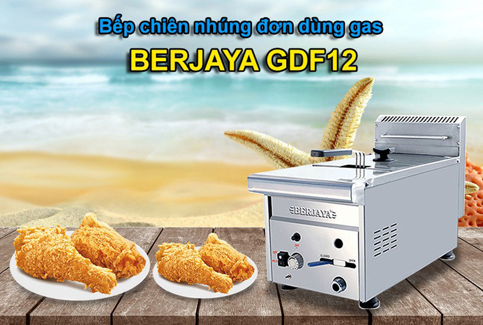 Bếp chiên nhúng đơn Berjaya GDF 12 