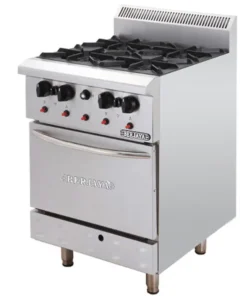Bếp âu 4 họng có lò nướng Berjaya DRO4-17