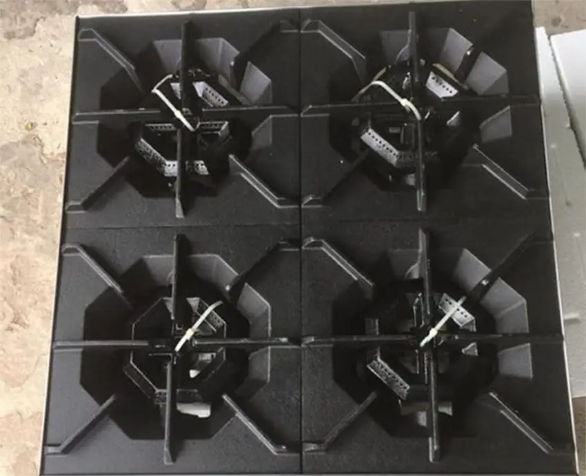 Bếp âu 4 họng dùng gas Berjaya OB4-17