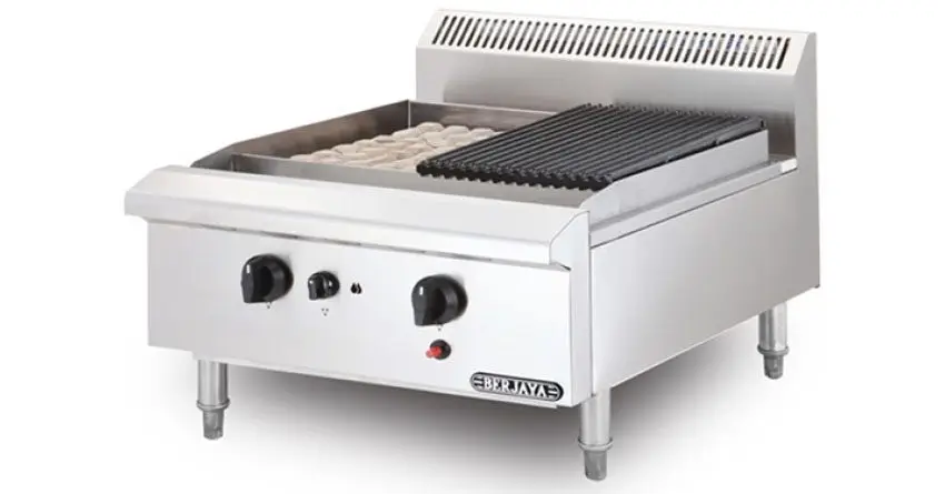 Bếp nướng vĩ dùng gas Berjaya CRB2B-17