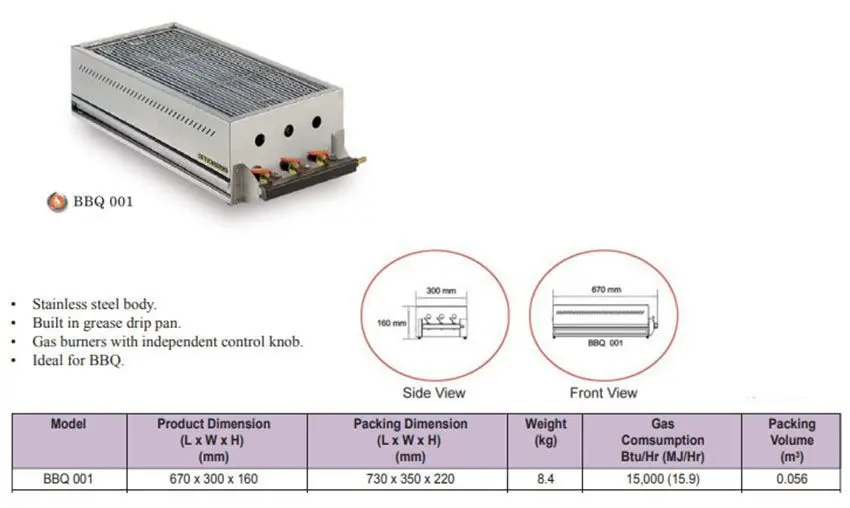 Lò nướng BBQ Berjaya BBQ 001