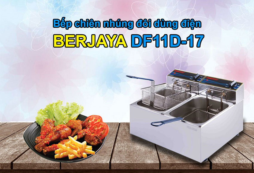 Bếp chiên nhúng điện đôi Berjaya DF11D-17