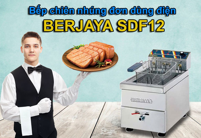 Bếp chiên nhúng điện Berjaya SDF12