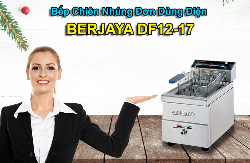 Bếp chiên nhúng điện đơn Berjaya DF12-17 